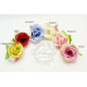 Silk artificial flower, "Rosette-2" (3.5 cm), Pack of 5